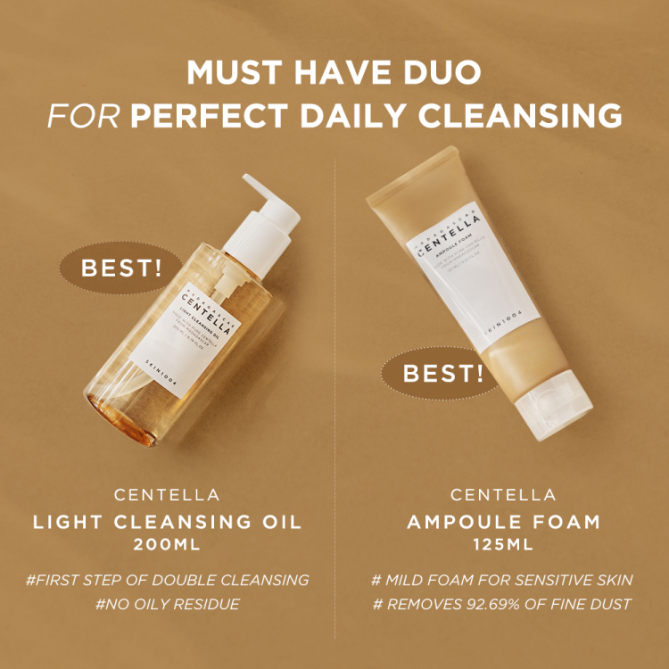 ‏SKIN1004، Madagascar Centella Double Cleansing Duo Set