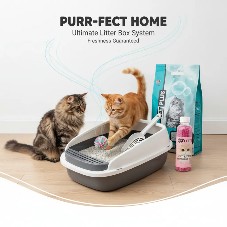 Purr-Fect Home Cat Litter Starter Kit