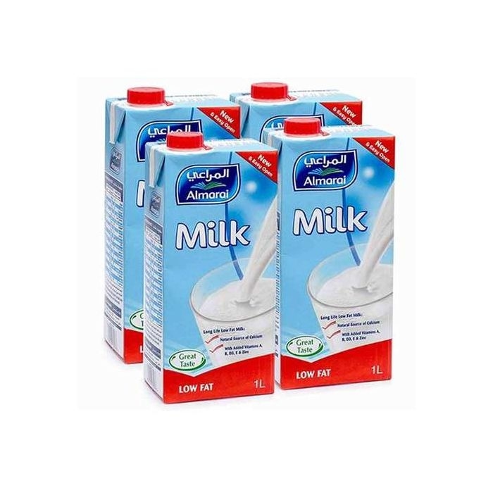 المراعي حليب سائل قليل دسم1لتر