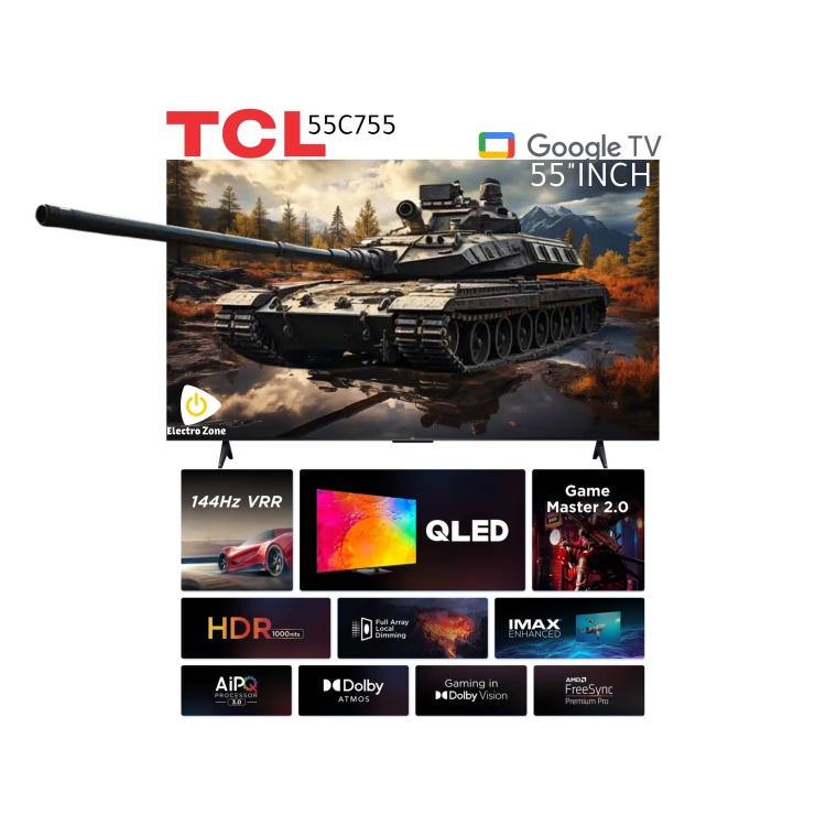 شاشة TCL الذكية 55 بوصة