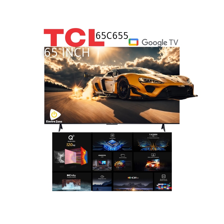 شاشة TCL الذكية 65 بوصة