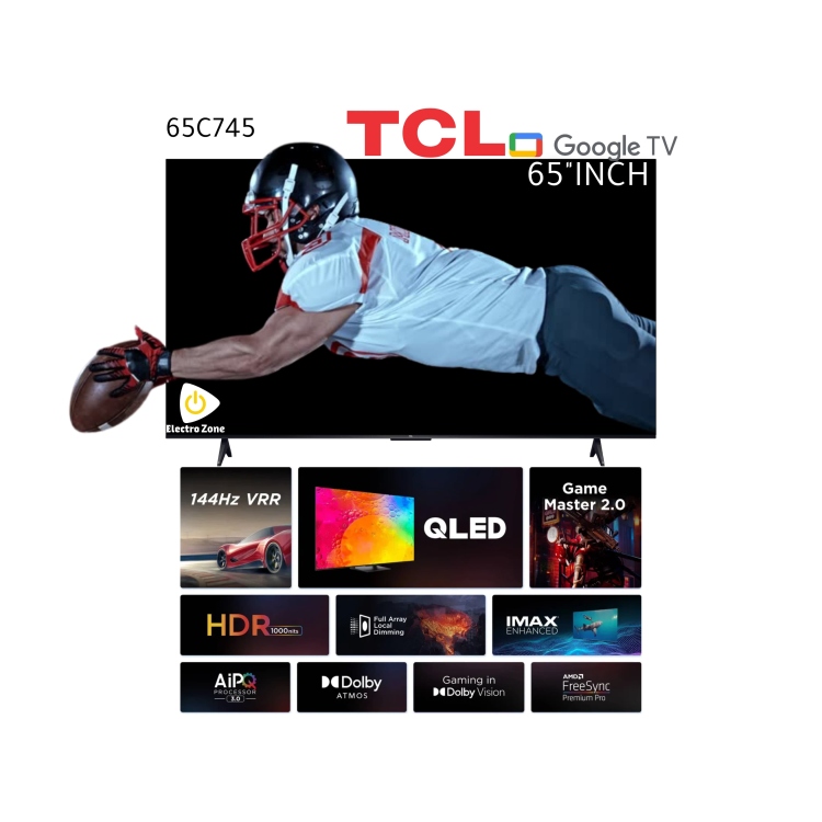 شاشة TCL الذكية 65 بوصة