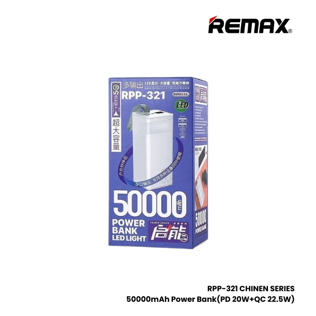 REMAX RPP-321 50000MAH CHINEN SERIES PD20W+QC22.5W