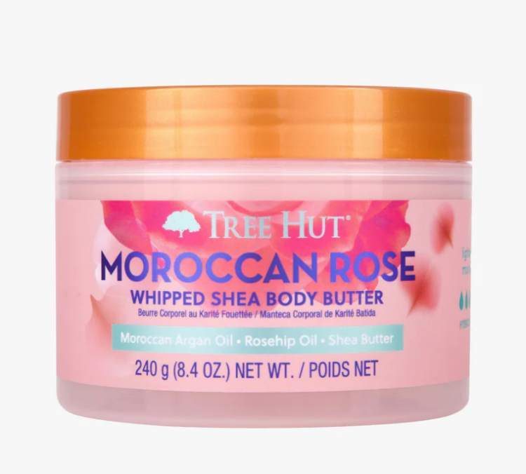 Tree Hut, Moroccan Rose Whipped Body Butter
