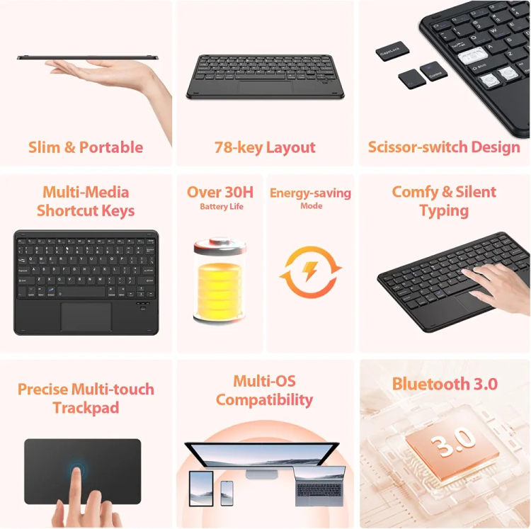 كيبورد مع ماوس