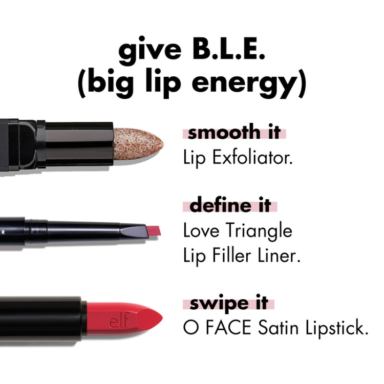 Elf, O FACE Satin Lipstick 