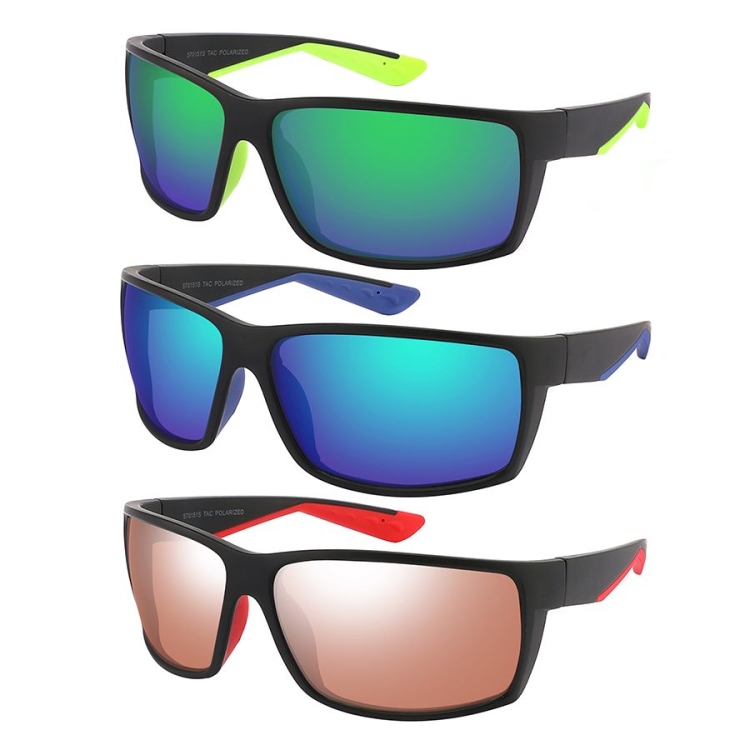 EyeframesInt-THE-11570151S-P1REV, Polarized Sport Wrap Sunglasses, Assorted Colors
