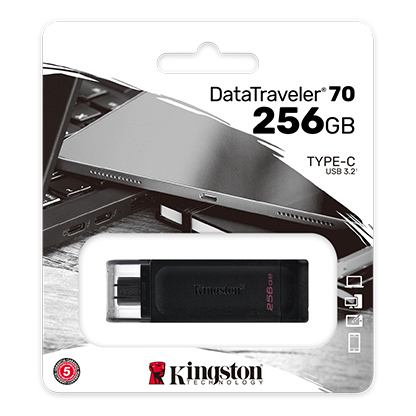FLASH KINGSTON 256GB USB-C 3.2 DT70