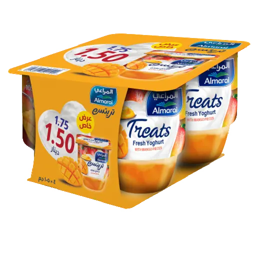 المراعي تريتس مانجو 105غ *4 حبة