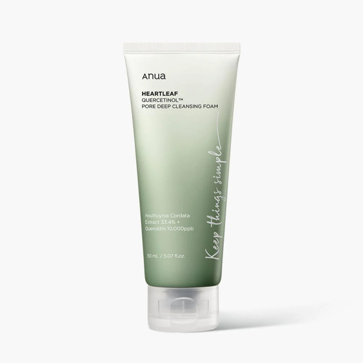 Anua, Heartleaf Quercetinol Pore Deep Cleansing Foam