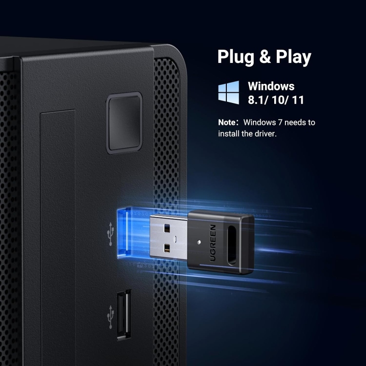 UGREEN BLUETOOTH 5.3 USB ADAPTER CM591 90225
