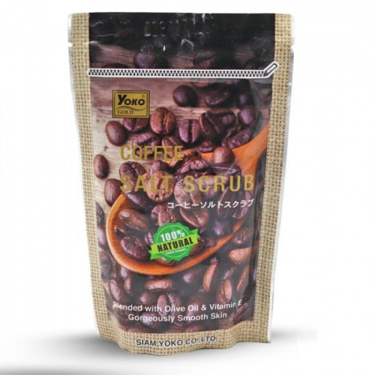 مقشر جسم ملح يوكو 280جم بخلاصة القهوة Yoko Spa Salt with Coffee Extract -280g
