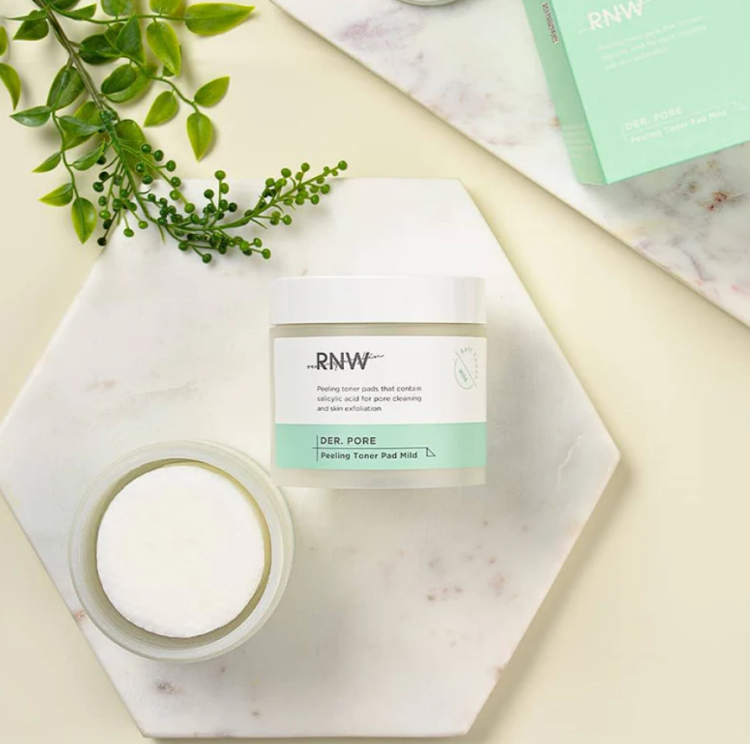 RNW, DER. PORE Peeling Toner Pad Mild