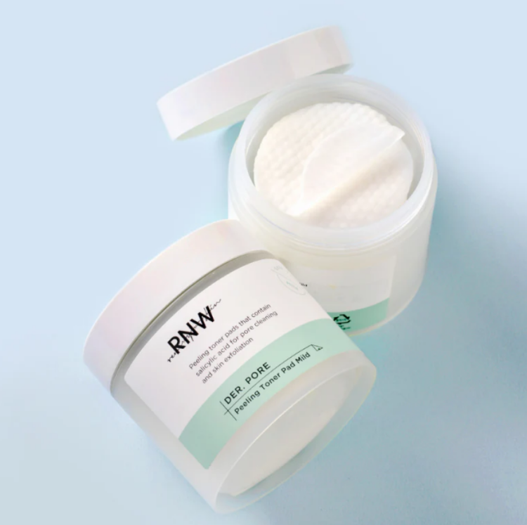 RNW, DER. PORE Peeling Toner Pad Mild
