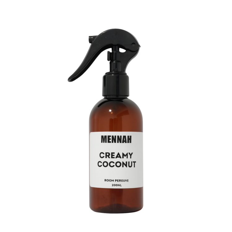 معطر الغرف والمفارش 200مل"كريمي كوكونت" الملكي،: النعومة والفخامة في بخاخ فاخر 