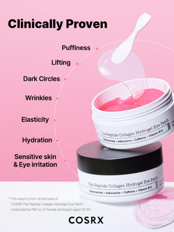 COSRX, The Peptide Collagen Hydrogel Eye Patch