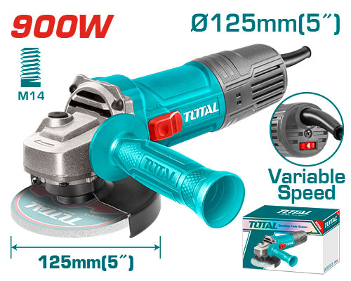 صاروخ كهرباء سرعات 5" TOTAL TG109125565 Angle grinder 900W  