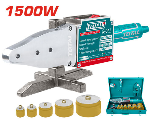 ماكنة لحام ثيرموبايب TOTAL TT328151 Plastic tube welding tool 800W/1500W