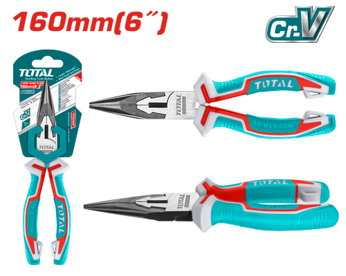 زرادية بوز وسط TOTAL THT220606 Long nose pliers 6"