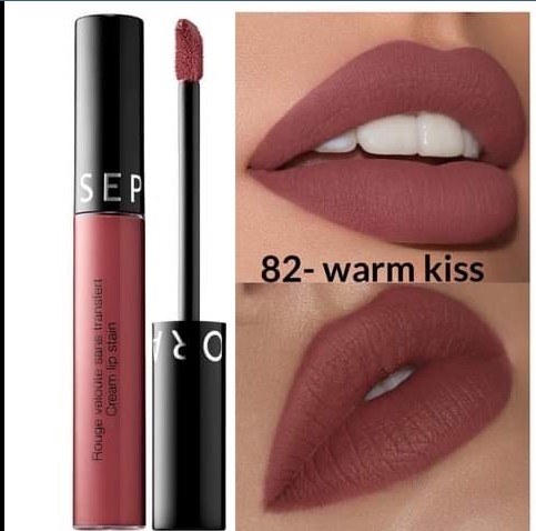 SEPHORA COLLECTION, Cream Lip Stain Liquid Lipstick سيفورا، احمر شفاه مطفي كريمي و ناعم 