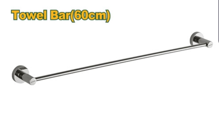 Jadever JDZG1503 حمالة بشكير كروم 60 سم