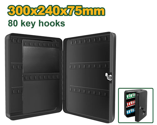 Jadever JDYSX1H03 خزانة مفاتيح 80 مفتاح اسود