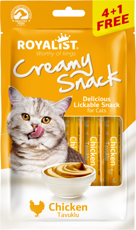 روياليست وجبة خفيفة كريمية - دجاج 75 غرام