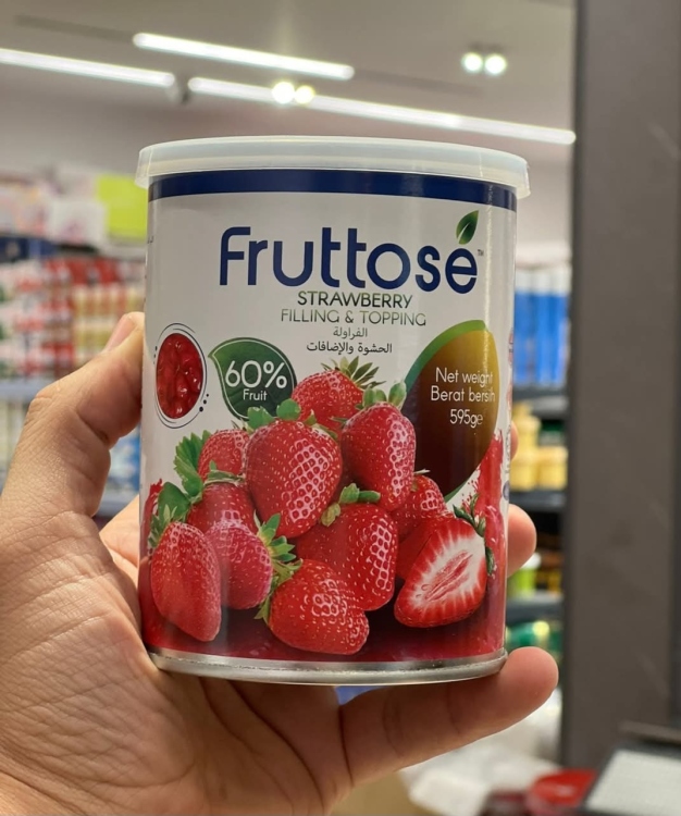حشوه الفراوله 60% وزن 595 غرام 