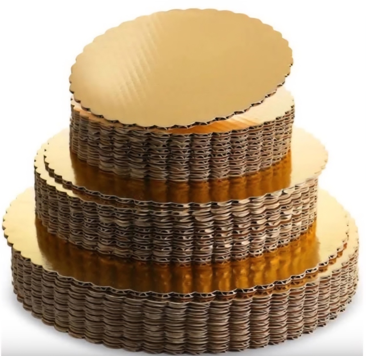 قواعد كيك ذهبي جوده ممتازه 15 سم