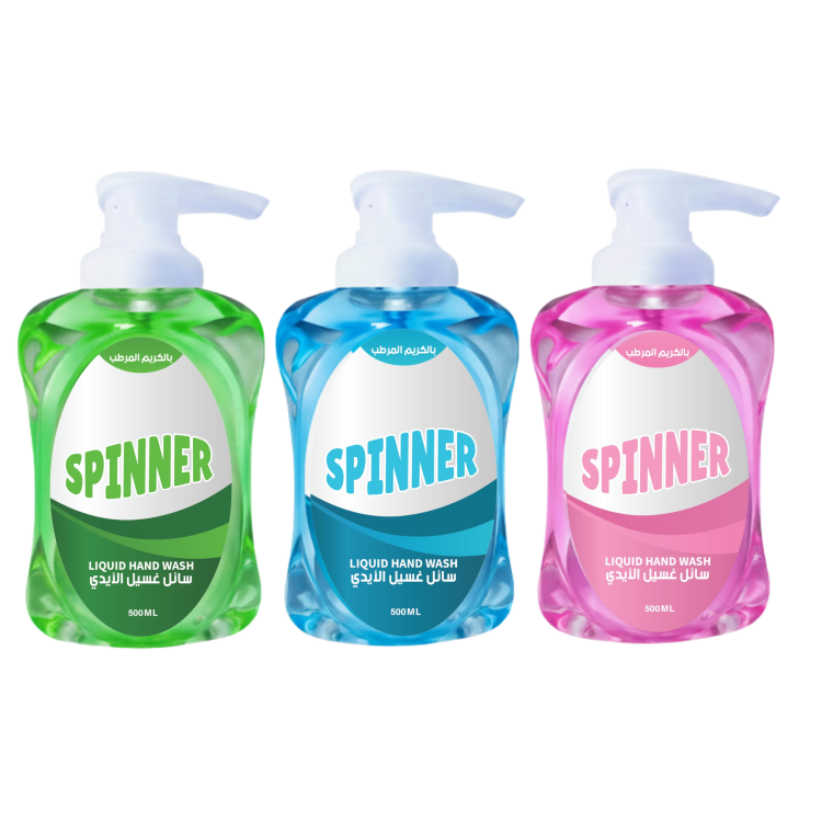 سبينر سائل غسيل الايدي 500مل | 12علبة