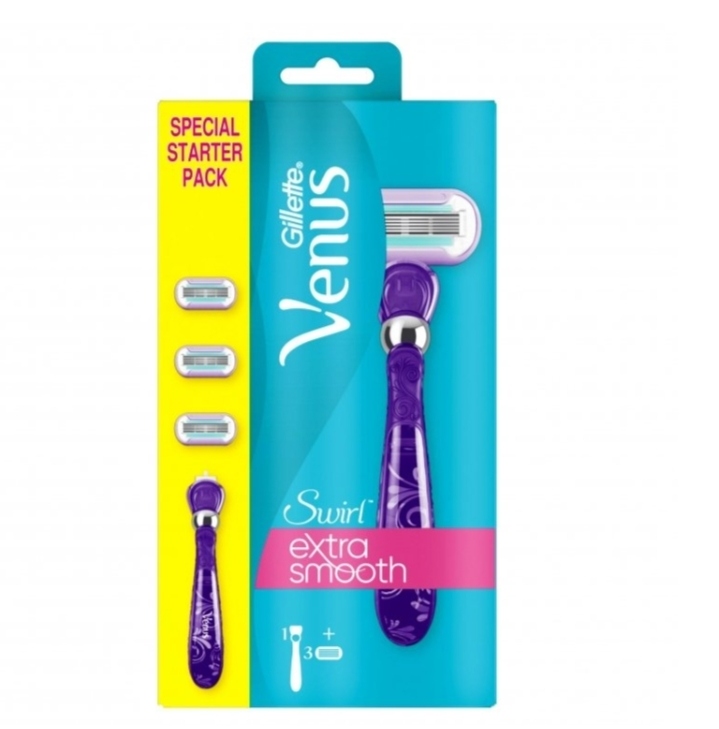 شفرات فينوس النسائية venus gillette swirl extra smooth