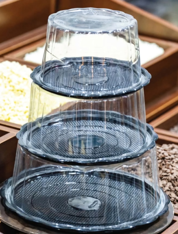 علبه كيك شفاف قطر 20 ارتفاع 10