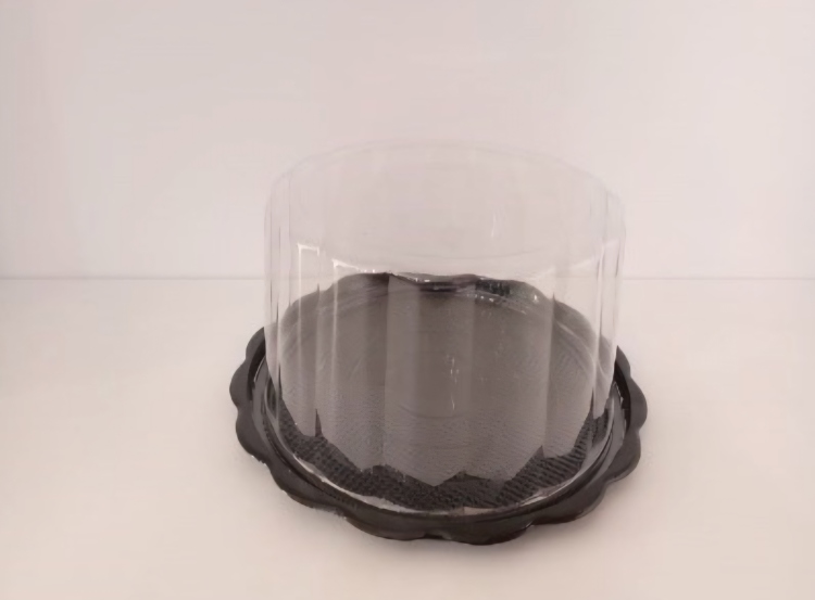 علبه كيك شفاف قطر 16 ارتفاع 10 سم 