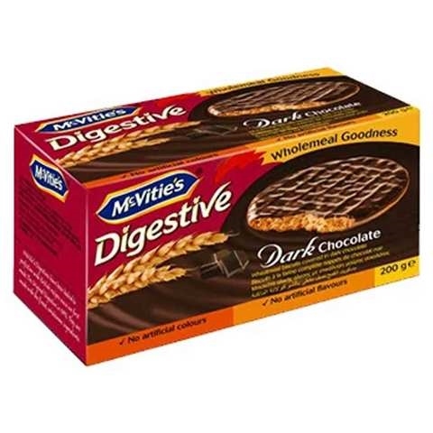 بسكويت دايجيستيف بالشوكولاتة 200غم