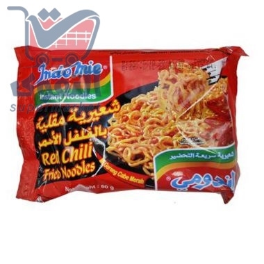 اندومي شعيرية مقلية بالفلفل الأحمر 80 غم حبة