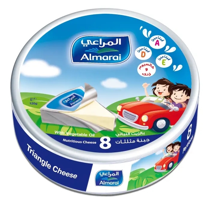 المراعي جبنة مثلثات النجوم 8 قطع 120 غم