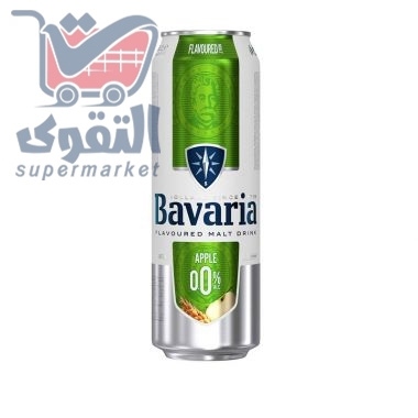 بافاريا شراب الشعير بنكهة التفاح 500 مل