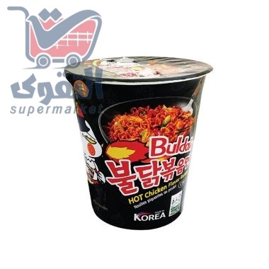 مكرونة رامن بنكهة الدجاج الحار كاسة