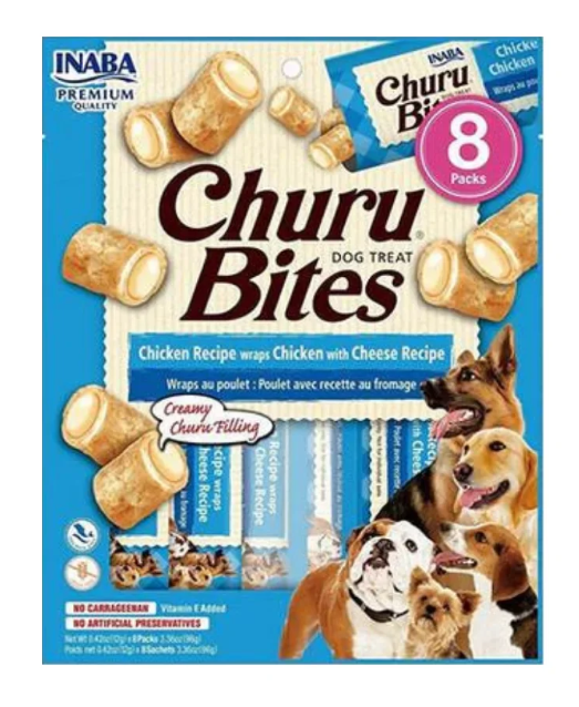 اينابا مكافات تريت للكلاب بنكهة الدجاج مع الجبن