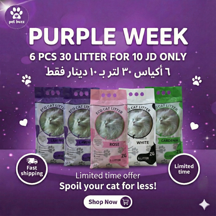 6 bags cat litter only 10 jd offer