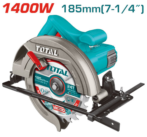 منشار صينية عرض خاص TOTAL TS11418526 Circular saw 1400W 