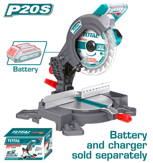 منشار ديل شحن 20 فولت بدون بطاريه TOTAL TMS2001