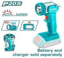 لوكس شحن 20 فولت راس متحرك بدون بطاريه وشاحن TOTAL TWLI2038