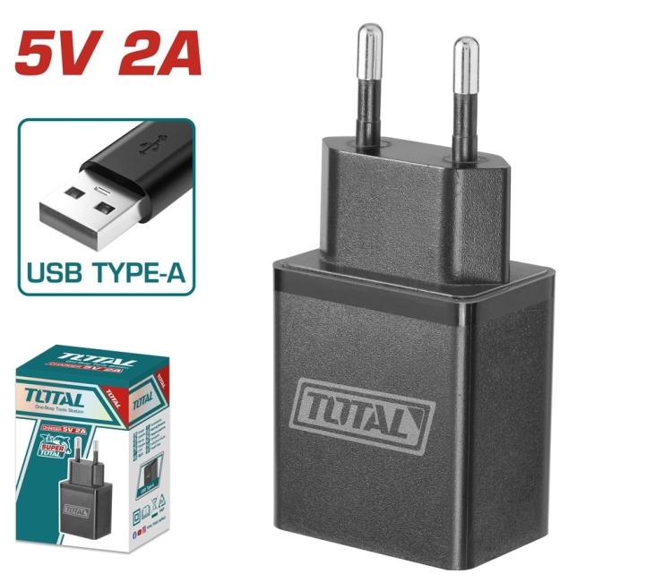 Total TCLI120502 USB type-A  ادابتر شاحن 5 فولت 2 أمبير