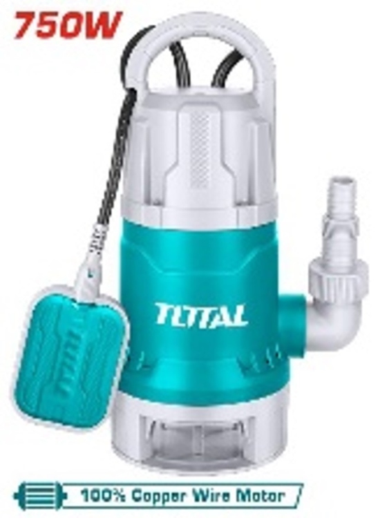 مضخة ماء غاطسة بلاستيك 8 متر 1 حصان Total TWP87506 Sewage submersible pump