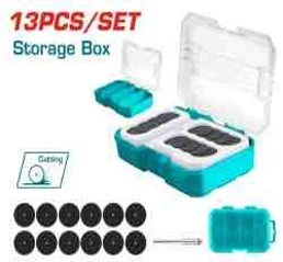 Total TAKMG3013 طقم فيابر قص 13 قطعة للدرمل