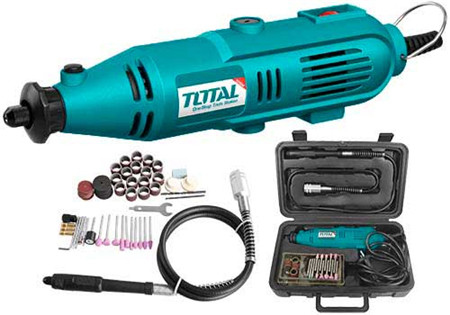 TOTAL TG501032 Mini grinder 130W with 100pcs درمل
