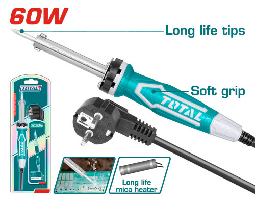 كاوي لحام 60 واط TOTAL TET1606 Electric soldering iron 60w