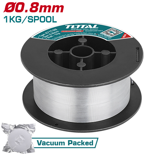 Total TEWSFC081001 flux لحام ميج  بدون غاز  0.80 ملم 1 كيلو