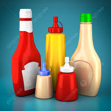 المايونيز و الكتشب و الخردل